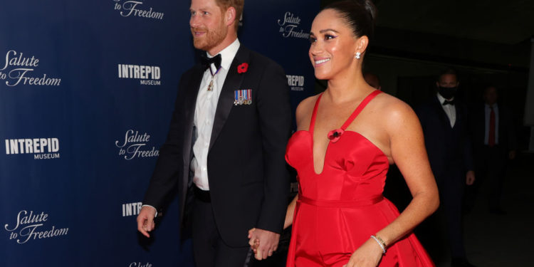 ‘Money-driven’ Harry and Meghan wish to make millions like James Corden, states royal professional