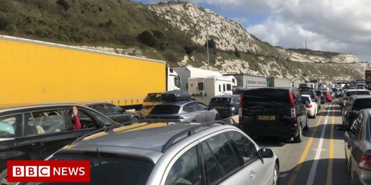 Dover lines due to lack of cross-Channel ferryboats