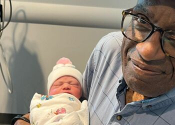Al Roker is bursting with joy as he cradles his grandchild