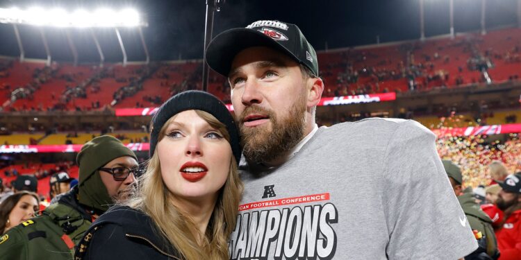 TrivDaily - Taylor Swift brought to tears as she details falling in love with Travis Kelce 57 Taylor Swift brought to tears as she details falling in love with Travis Kelce