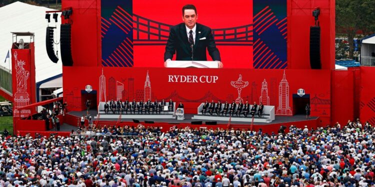 Cup banter starts as Donald lands ceremony quips