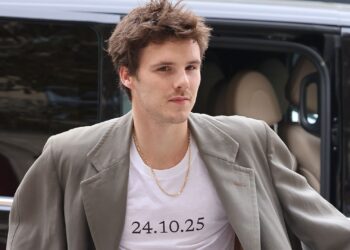 Cruz Beckham sends cryptic message with statement slogan T-shirt