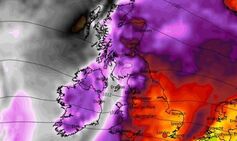UK weather maps show exact date 7cm of snow and 63mph winds to batter Britain