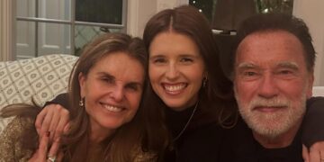 TrivDaily - Katherine Schwarzenegger shares rare photo of divorced parents together to celebrate Christmas 63 Katherine Schwarzenegger shares rare photo of divorced parents together to celebrate Christmas