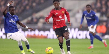 Picture: Kobbie Mainoo aims dig at Everton’s dark arts with cheeky social media post